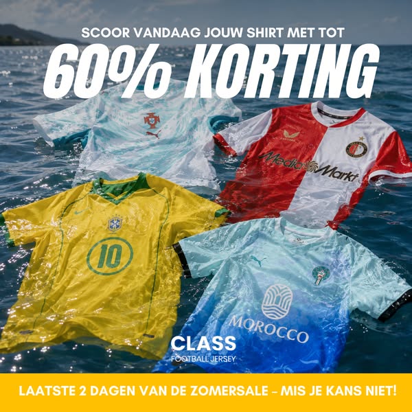 Laatste Kans: Zomersale Tot 60% Korting