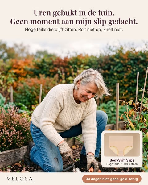 Uren in de tuin, niets dat kruipt