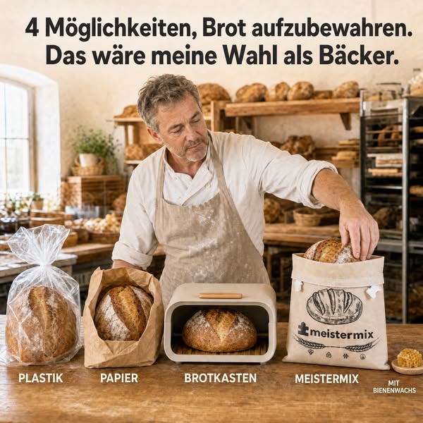 Brot bleibt bis zu 3× länger frisch