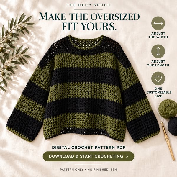 Make Your First Crochet Sweater