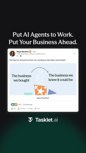 Build the business you saw in the deal
