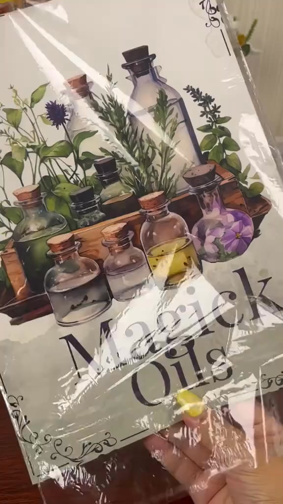 Magick Oils Quick Reference Book | 54 Attributes, Relationships & Uses | Kitchen Witch Spells & Herb Magic Guide