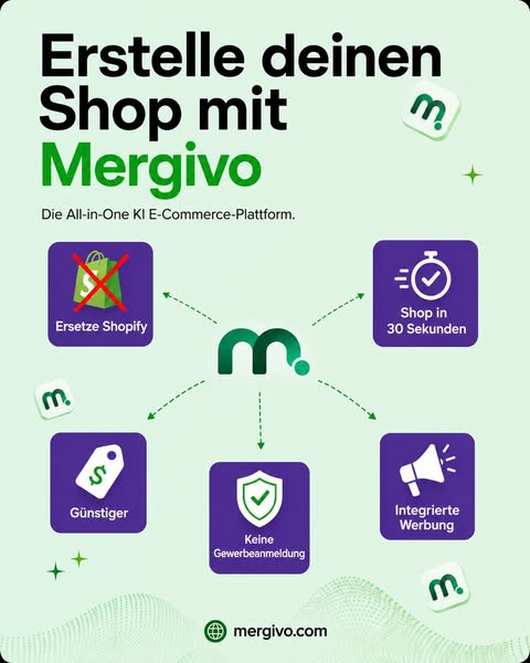 Mergivo - Build your webshop in minutes