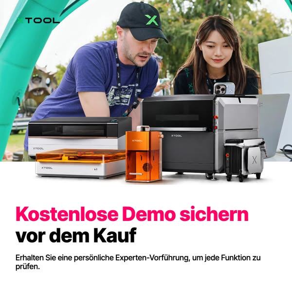 xTool live erleben – kostenlose Demo buchen