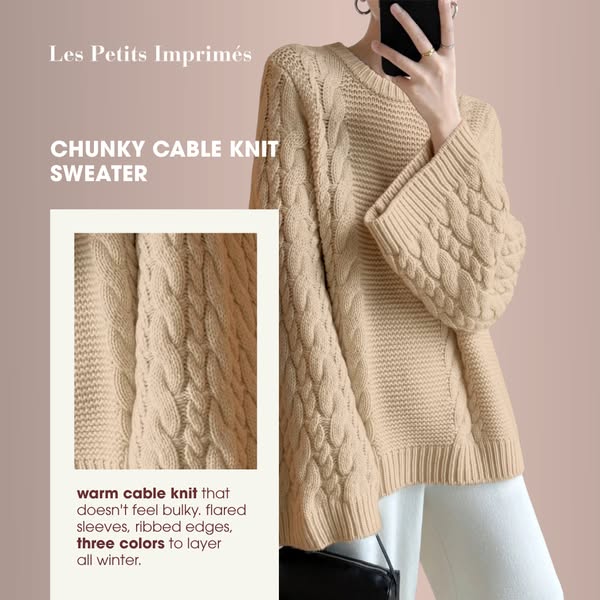 Le pull que vous ne voudrez plus quitter