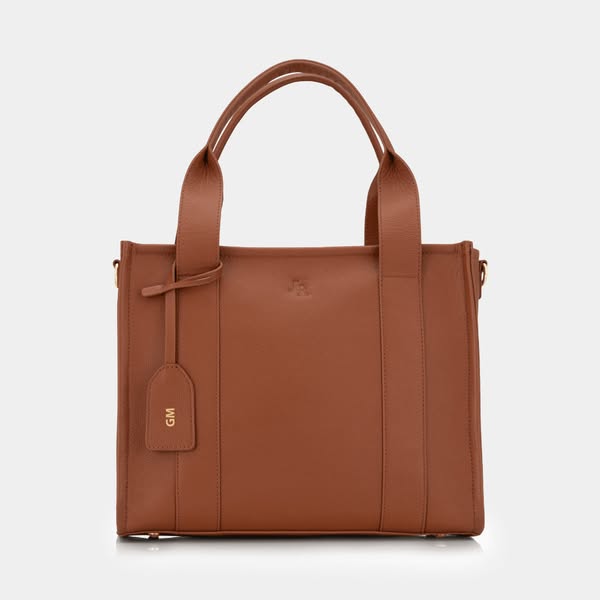The Medium Taylor - Tan leather