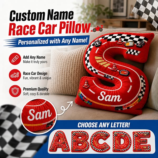 Their Name, Their Racing Pillow!
