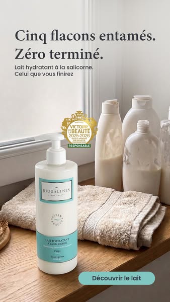 Lait hydratant à la salicorne
