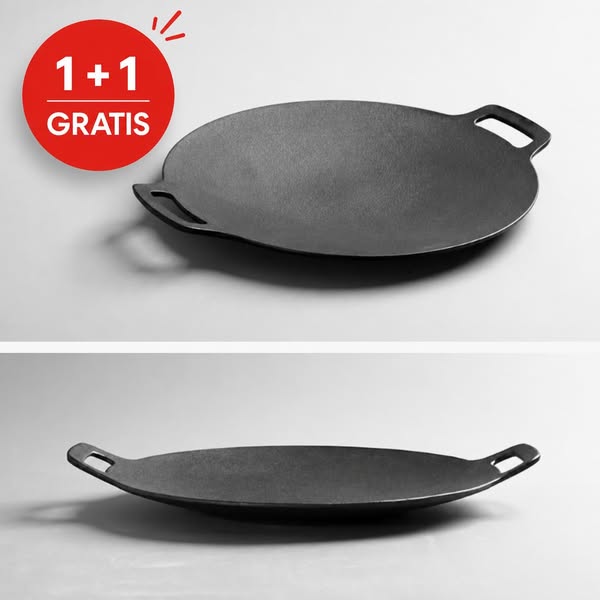 Koreańska runda patelnia (1 + 1 GRATIS) - bbqpan