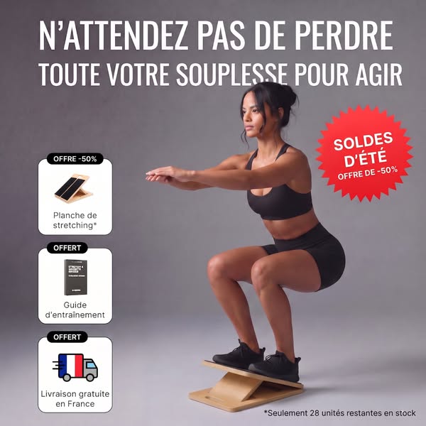 Bas du dos raide au réveil ? Le problème vient de tes mollets.