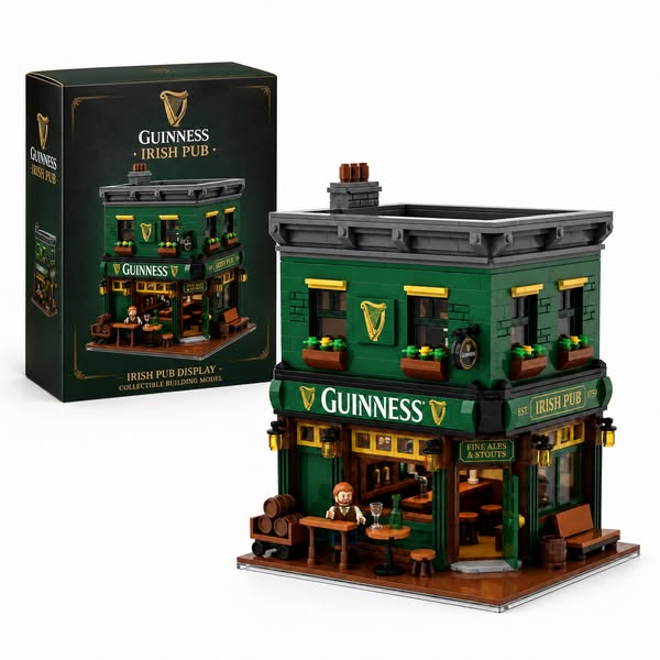 Classic Irish Stout Tavern Building Set