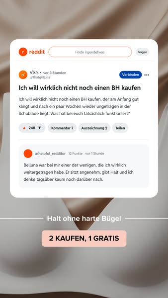 Endlich ein BH, der auf Anhieb passt