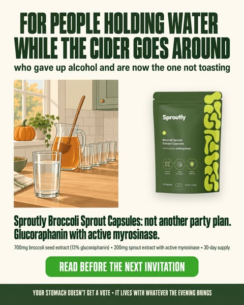 Holding the Glass of Water While the Cider Goes Around