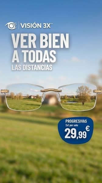 Restaura una visión nítida desde cerca hasta lejos.