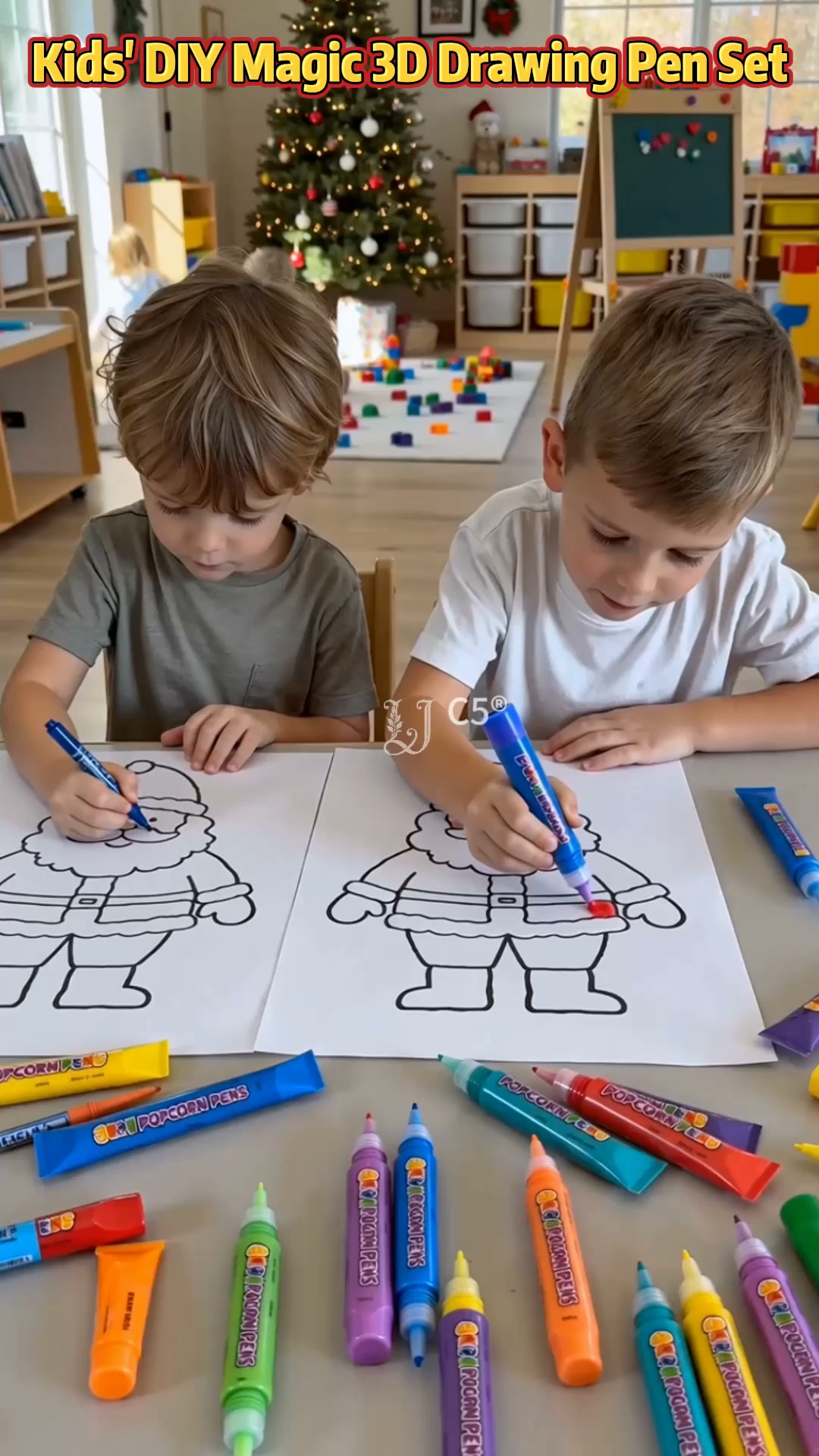 Magic Pen – Draw 3D with one stroke!DIY Bubble Magic Drawing Pens 7