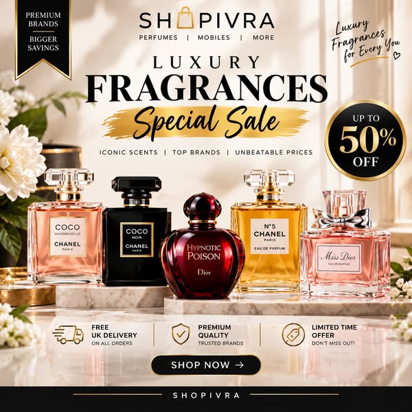 Up to 50% OFF Perfumes
