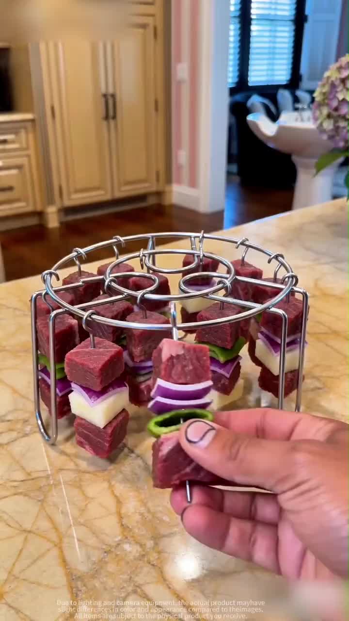 Stainless Steel Air Fryer Skewer Rack-wt