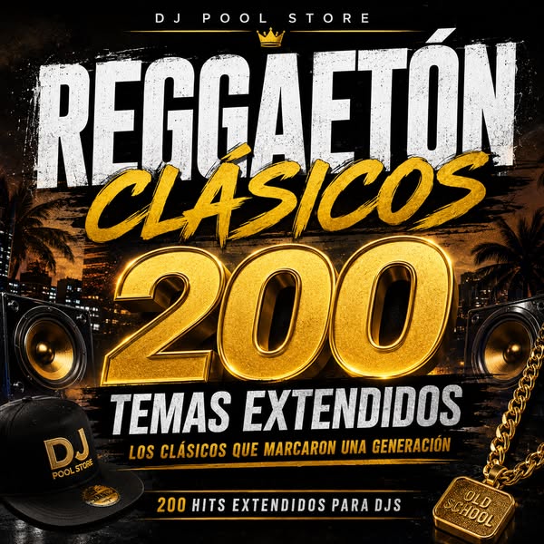Reggaetón Clásicos | 200 Temas Extendidos para DJs