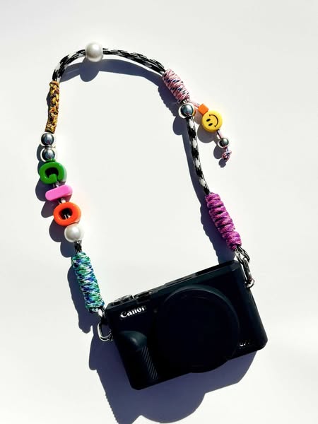 Personalized Handmade Camera Strap, Customizable, Colorful, Funky, Trendy