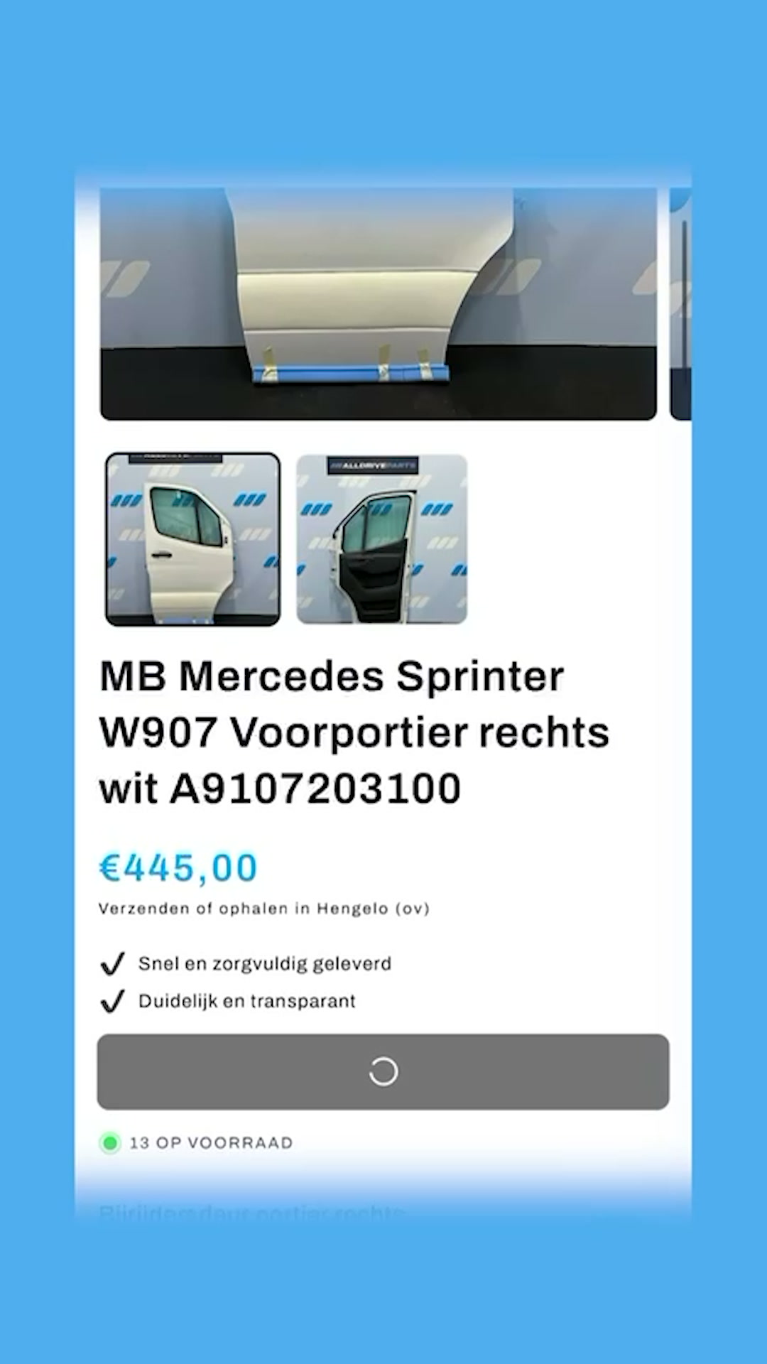 Direct voordelig geleverd