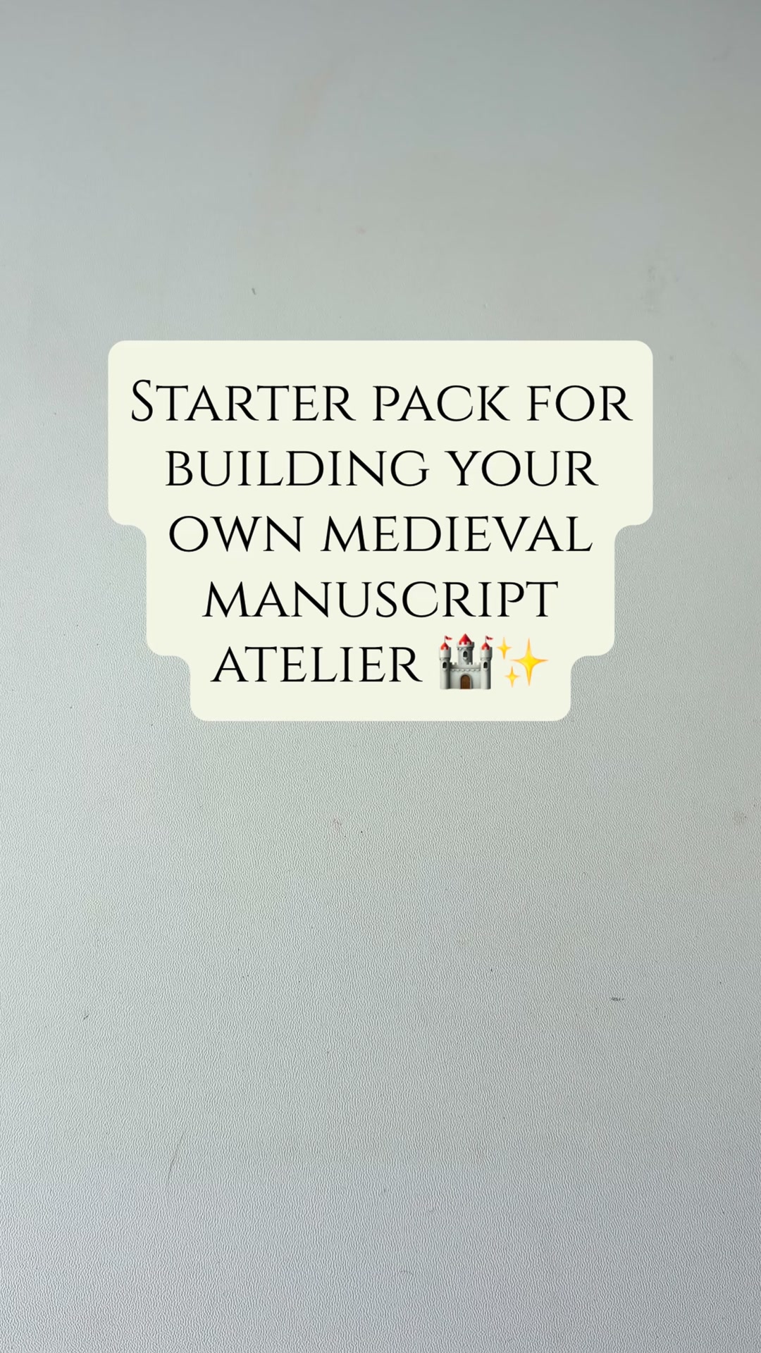 Enrollment Is Open. Study Medieval Illumination with Intention