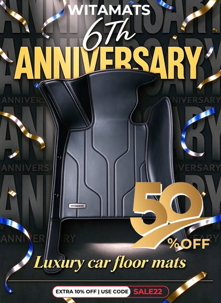 6TH： 50% OFF + EXTRA 10% OFF (Code: SALE22)