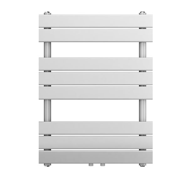 Designradiator Ella 80x60cm mat wit 468W midden aansluiting