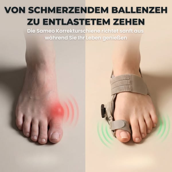 Korrigieren Sie Ihren Hallux Valgus – ganz ohne Operation.