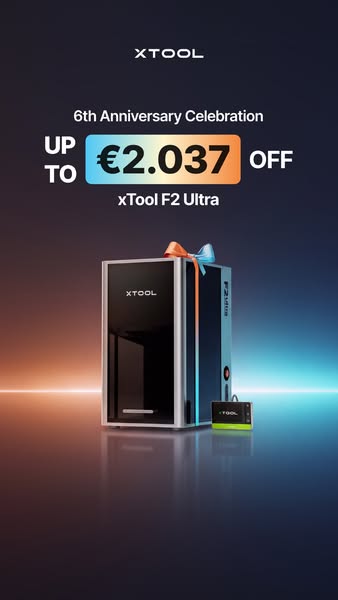 Save Up to €2.037 on xTool F2 Ultra