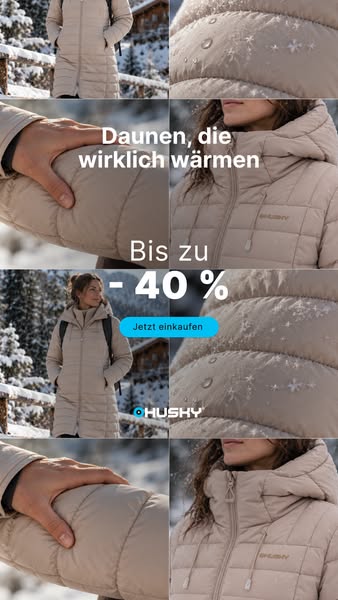 Bis zu –50 % bei den HUSKY DAYS
