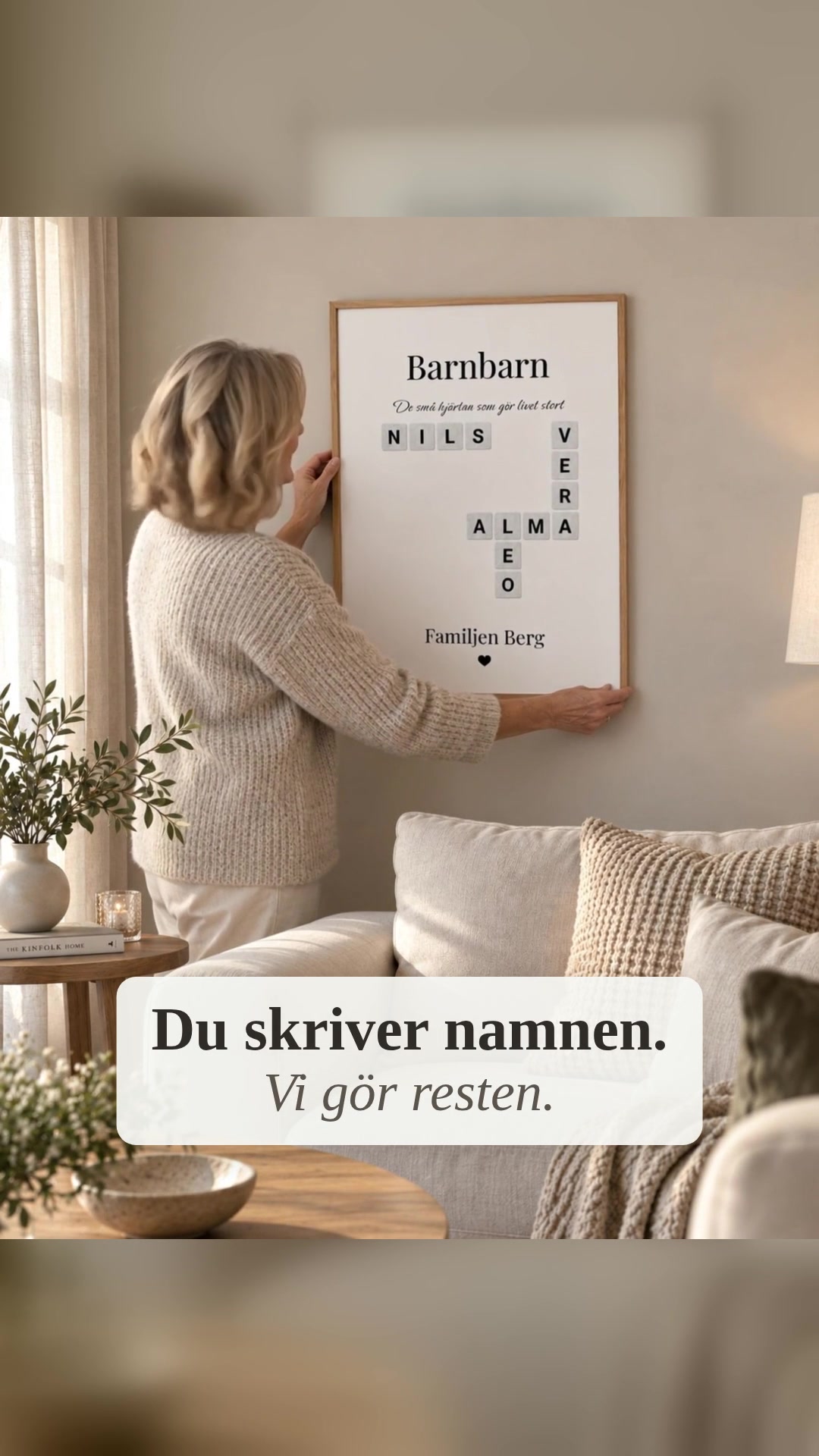 Skriv namnen – vi gör resten