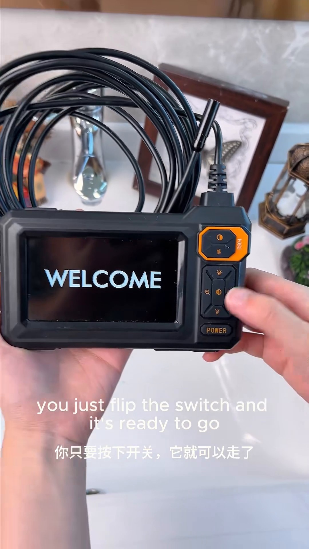 See Inside Before You Take It Apart — 4.3-Inch Inspection Camera