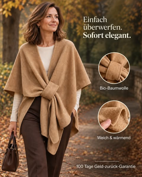 Einfach überwerfen. Sofort wohlfühlen.