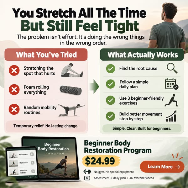 You Stretch All The Time But Still Feel Tight