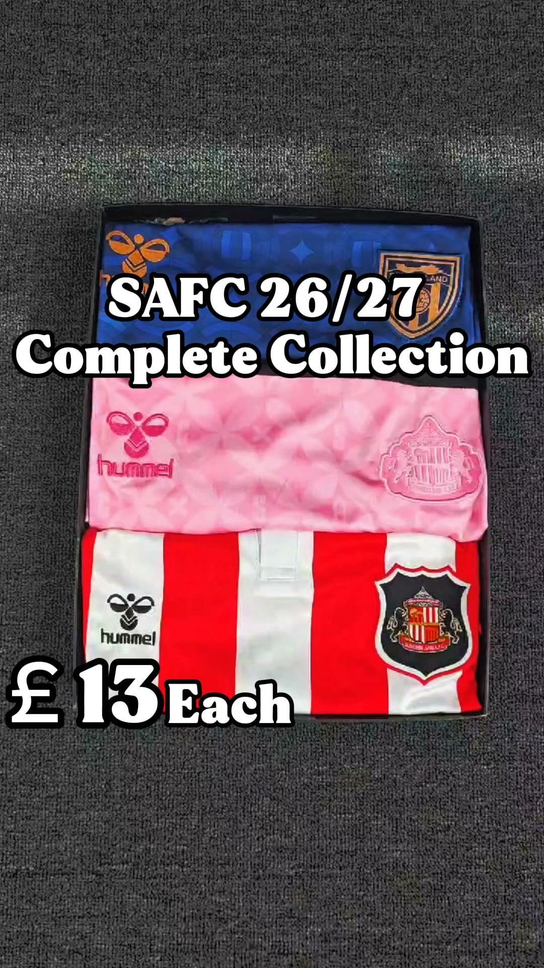 THE NEW TRIO FOR THE SEASON – £13 EACH