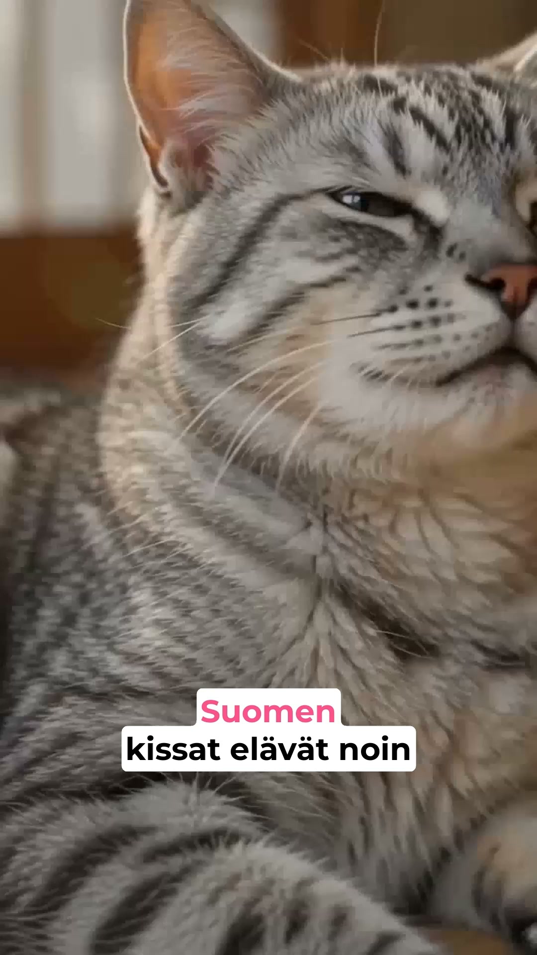 Onnellisempi kissa odottaa