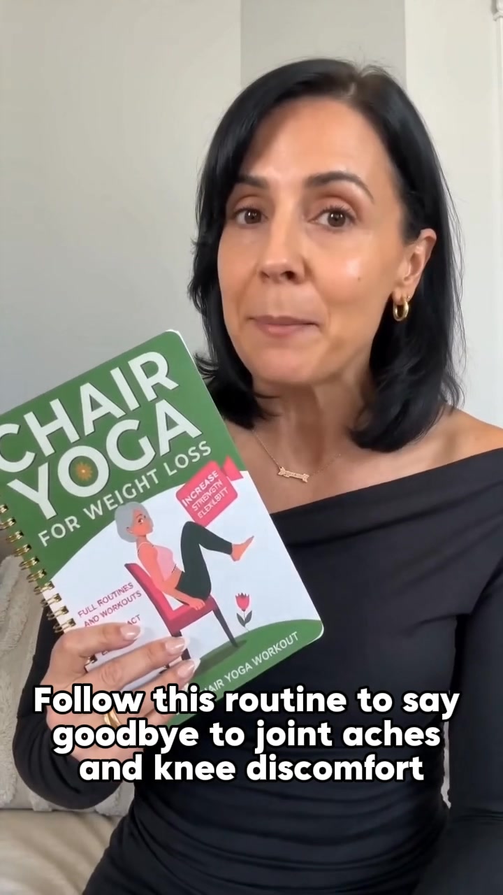 30-Day Chair Yoga Weight Loss Spiral Notebook