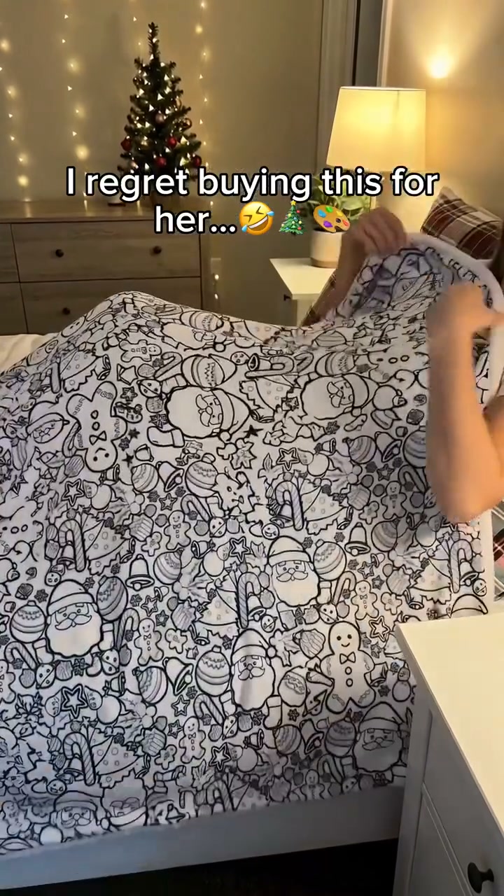 LAST DAY SALE 50% OFF!!Creative Cozy Coloring Blanket Kit