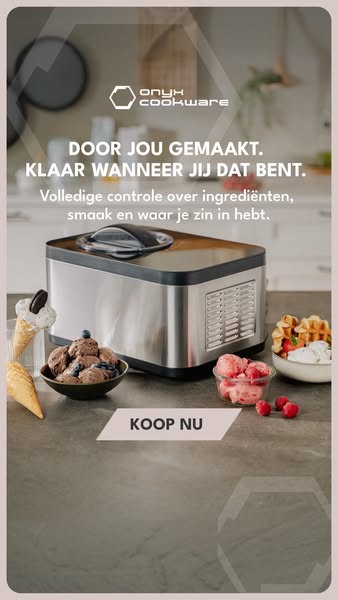 Maak heerlijk ijs zonder wachttijd