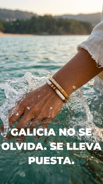 Un trocito de Galicia en tu muñeca.