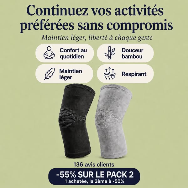 COMPRESSFLEX.COM Prenez le contrôle de vos douleurs au genou