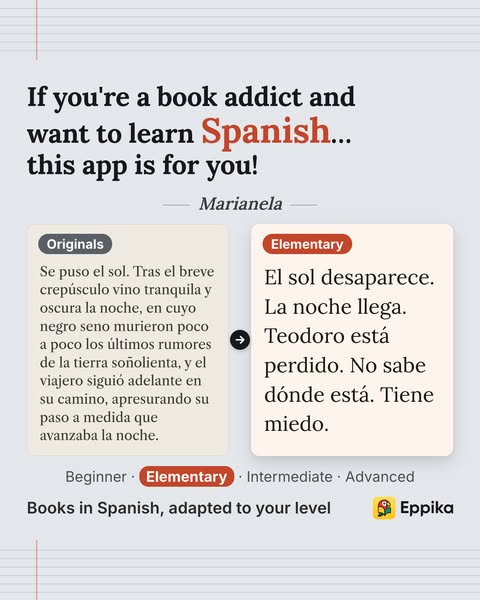 Book addict? Read Spanish