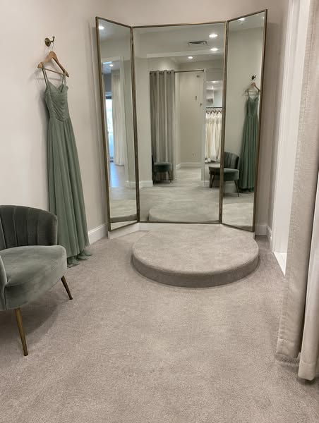 I Tried On 11 Mother-Of-The-Bride Dresses. The Seamstress Noticed What I Was Hiding.