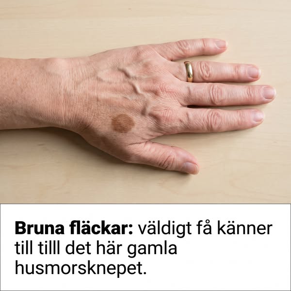 Åldersfläckar under lupp