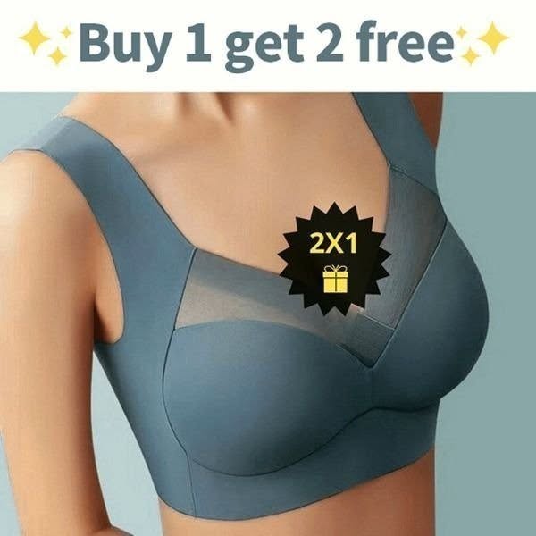 Seksowne bezprzewodowe biustonosze push up 【1+1 Bezpłatnie】