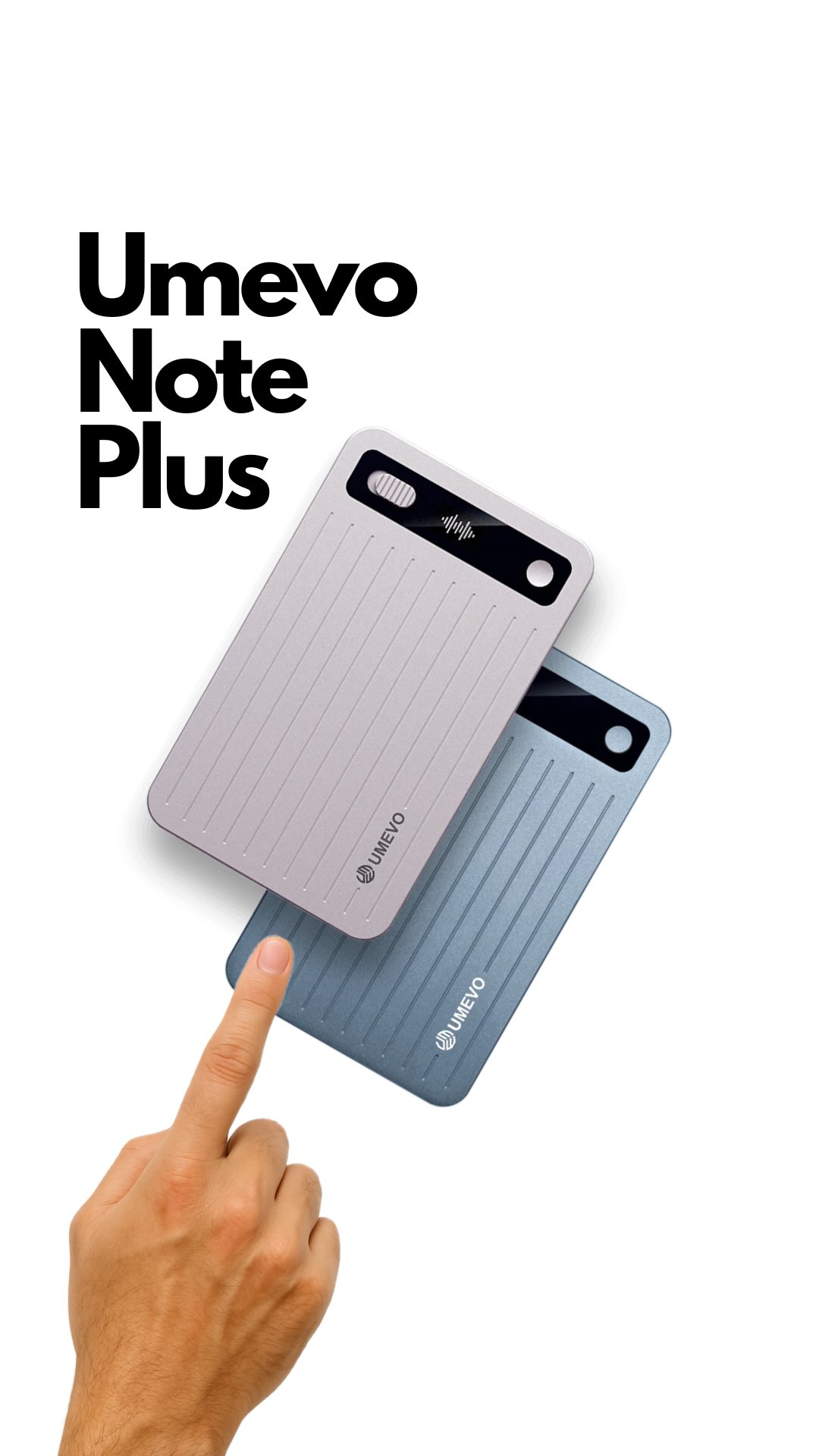 UMEVO Note Plus - Magnetic Call Recorder AI Voice Recorder, Transcribe & Summarize