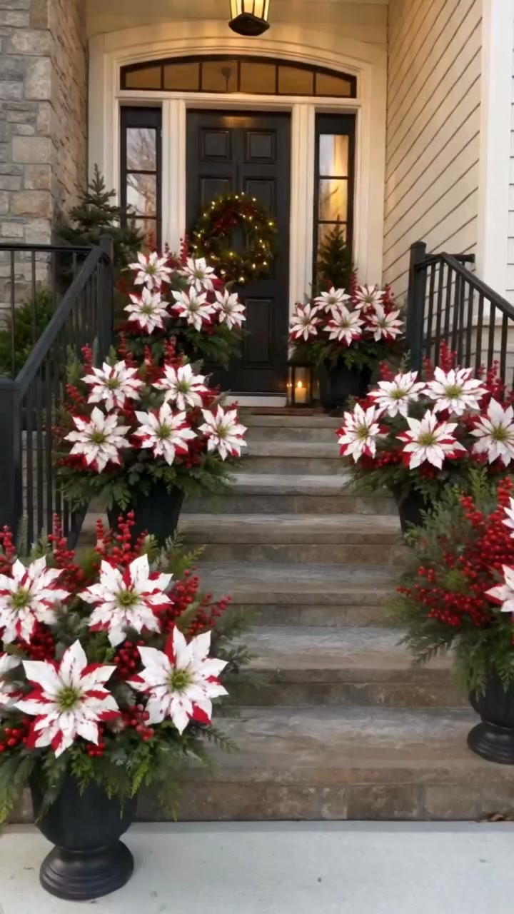 Instant Christmas Planter Decor
