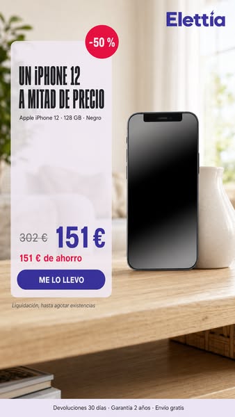 iPhone 12 a mitad de precio