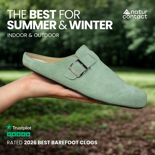 Naturcontact | Bare Clog® Open Back Barefoot Clogs-Shoes