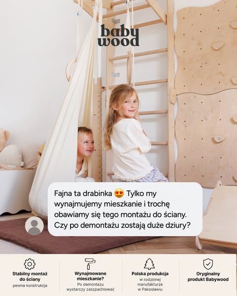 Odkryj drabinkę i akcesoria Babywood